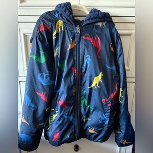 Hanna Andersson Navy Kids Dinosaur Jacket size 130cm/8 US